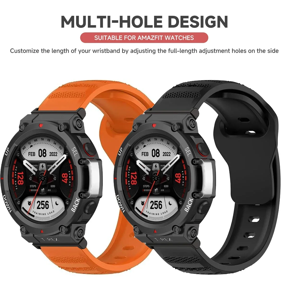 Silikonarmband für Amazfit T-Rex 3 2 Smart Watch Silikonarmband Armband Correa für Amazfit T-Rex/T Rex Pro Handgelenkgürtel