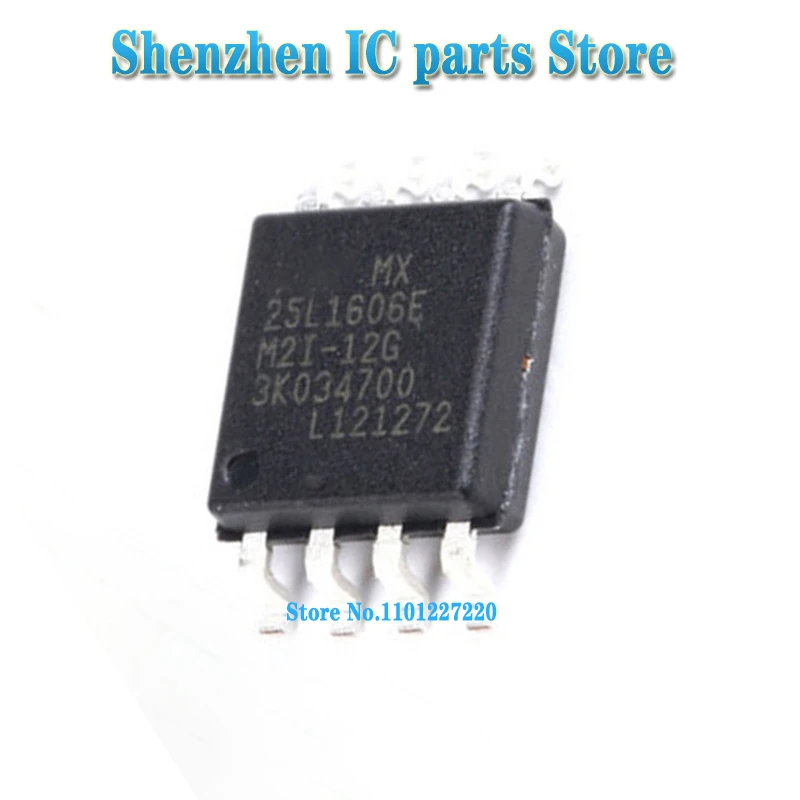 10PCS/lot MX25L1606E MX25L1606EM2I-12G MX25L1606EM2I 25L1606E MX25L1606EM2I-12 SOP8 In Stock