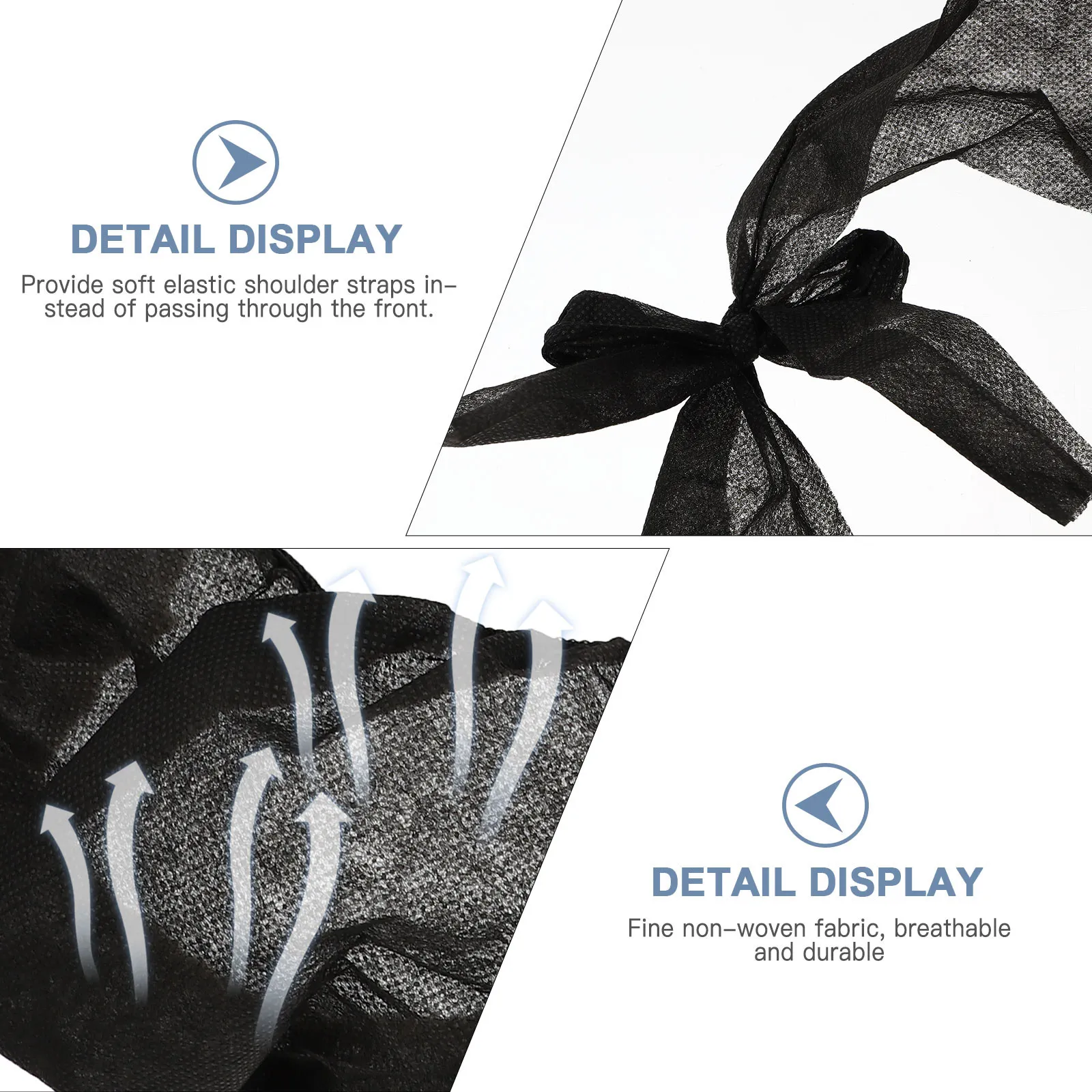 

15 шт. одноразовых бюстгальтеров для женщин: без бретелек, регулируемые, из нетканого материала, для спа-процедур, загара и салонов красоты