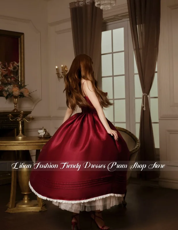 Vestido de noche sin tirantes color Burdeos personalizado, vestido de fiesta con corsé ajustado y hombros descubiertos, vestido de fiesta para ocasiones formales, vestido de fiesta de bienvenida