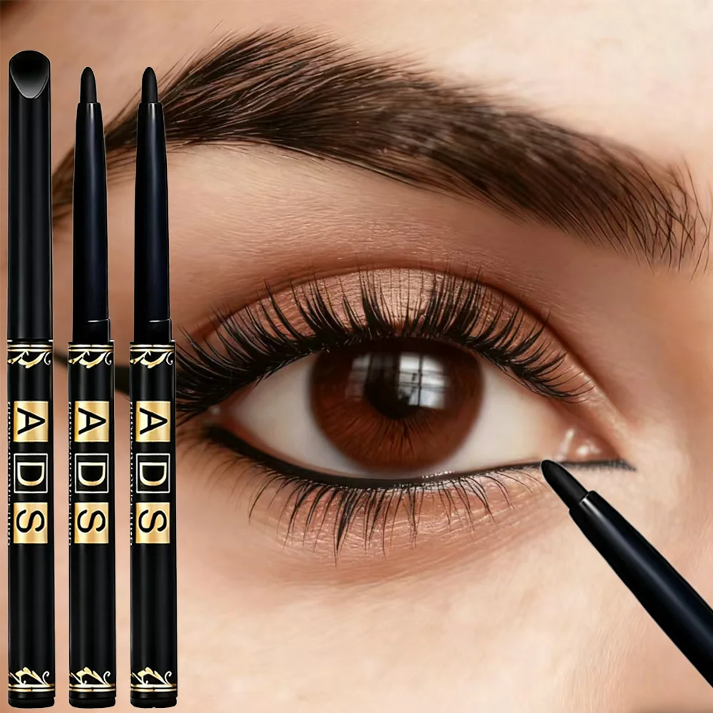 1PC/2PCS/3PCS, black eyeliner pen, long-lasting, non-smudging, easy to apply, natural eye shadow pen.contouring and shading eye