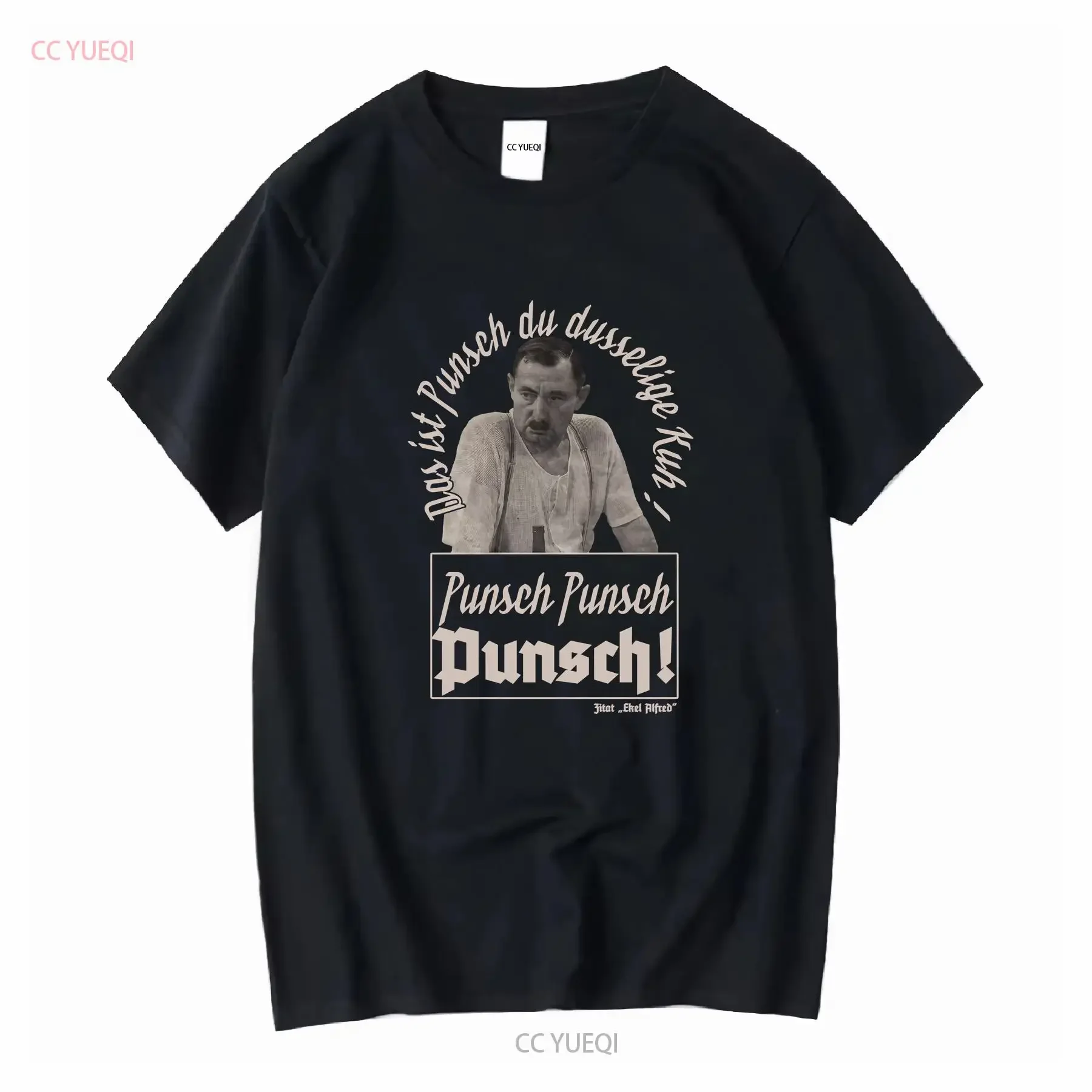 Punch Disgusting Alfred T Shirt cult saying quote humor fun a heart and soul vintage Washed Versatile Stretched fashion