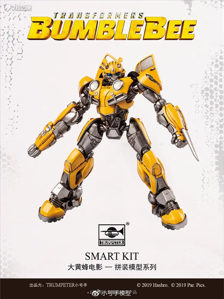 In Stock Transformers Bumblebee Movie Bumblebee Plastic Model Kit Assemble Figurine Series Collection Toy Gift