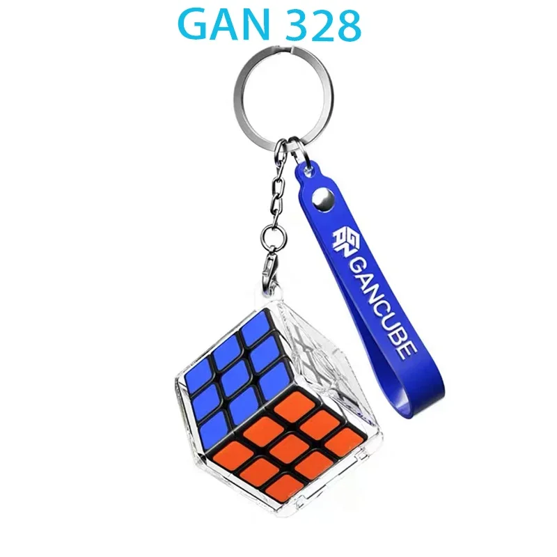 GAN 328 Mini พวงกุญแจ Cube 3x3x3 ปริศนา Magic Cube GAN328 Mini พกพาคุณเด็กของขวัญ GAN 330 Speed Cube หัวเข็มขัด