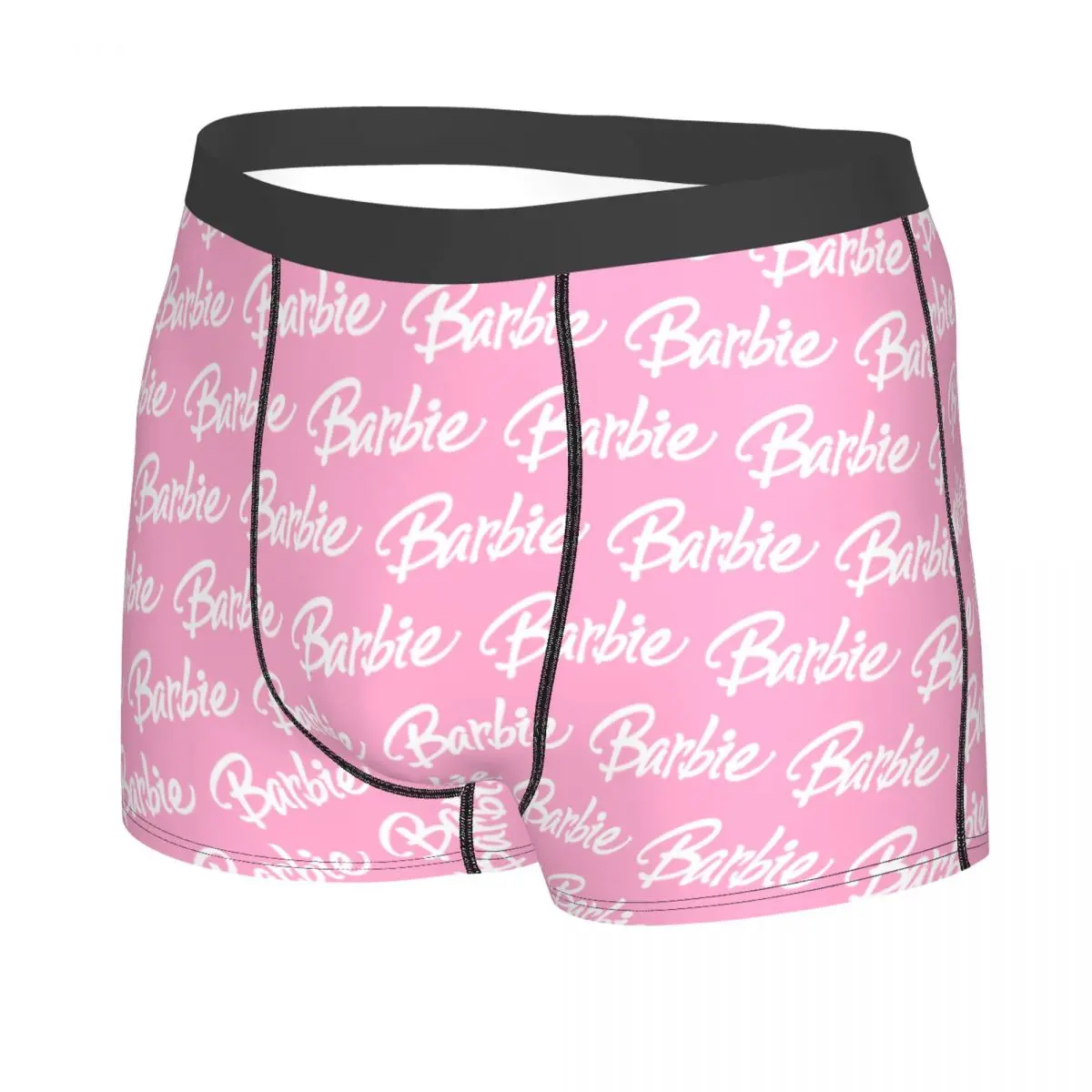 Custom Fashion Barbie Boxers Shorts Panties Men's Underpants Breathable Briefs Underwear