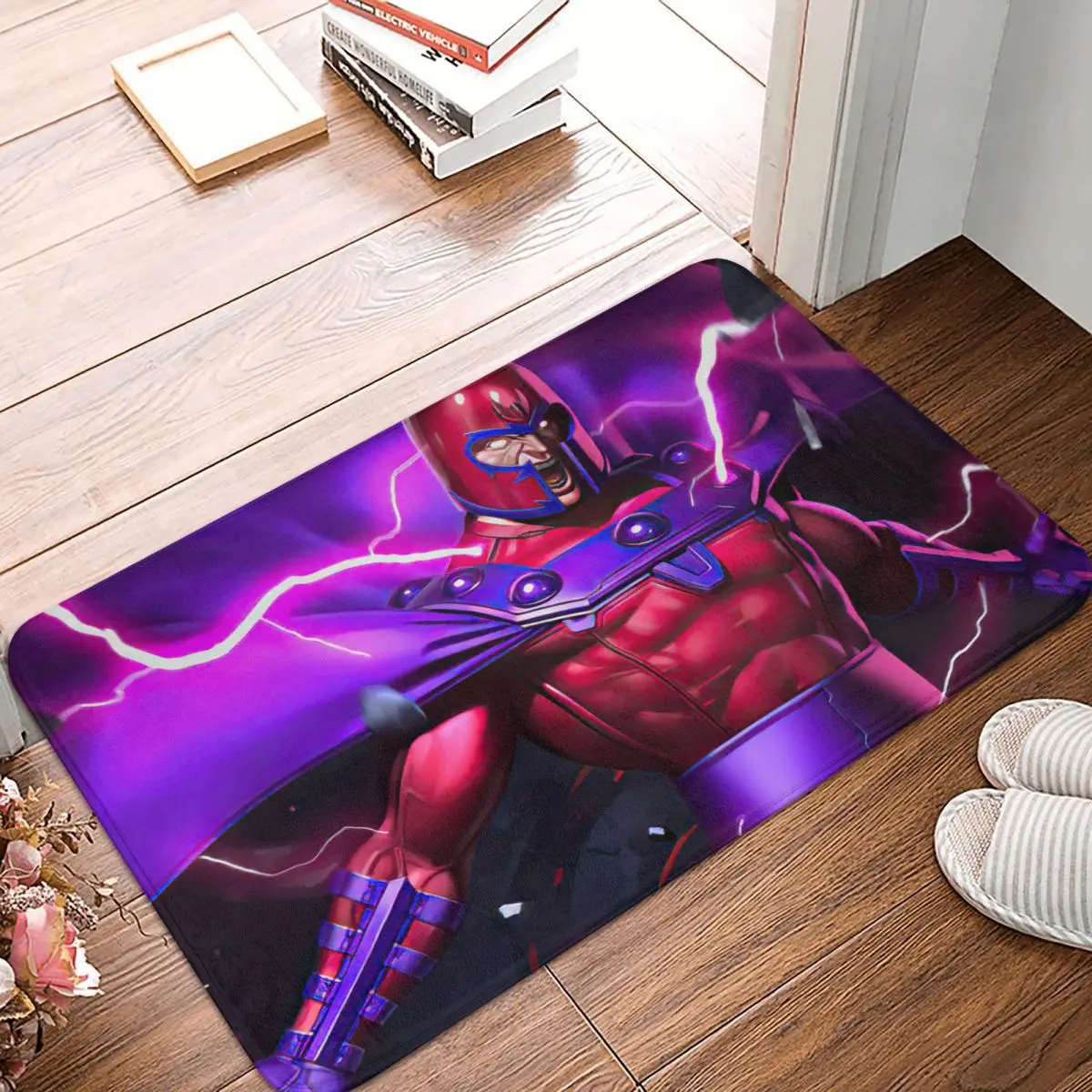 Thunder Anti-Slip Doormat Bath Mat Magneto Marvel Balcony Carpet Entrance Door Rug Home Decor