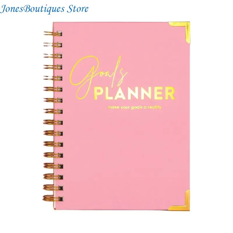 High Quality 113 Page Planning Book Featuring Coated Monthly Segments And Note Space W8KE