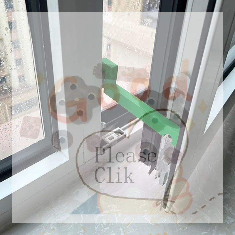 【HG】Window And Door Stop Fixing Device Outward-Opening Flat-Opening Window Limit Block Windproof And Anti-Shake Fixing Buckle