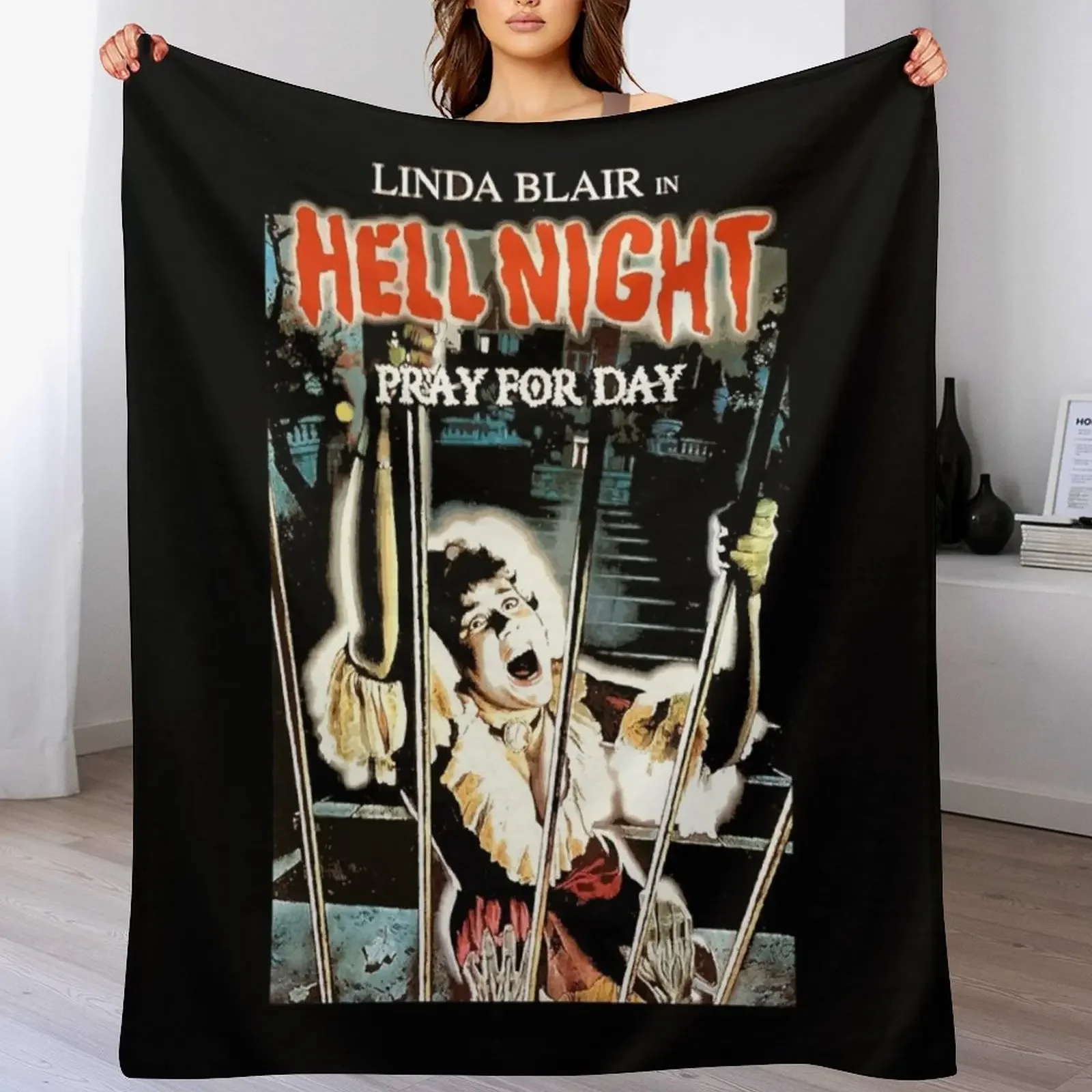 

Hell Night Throw Blanket Moving wednesday Heavy warm winter Blankets
