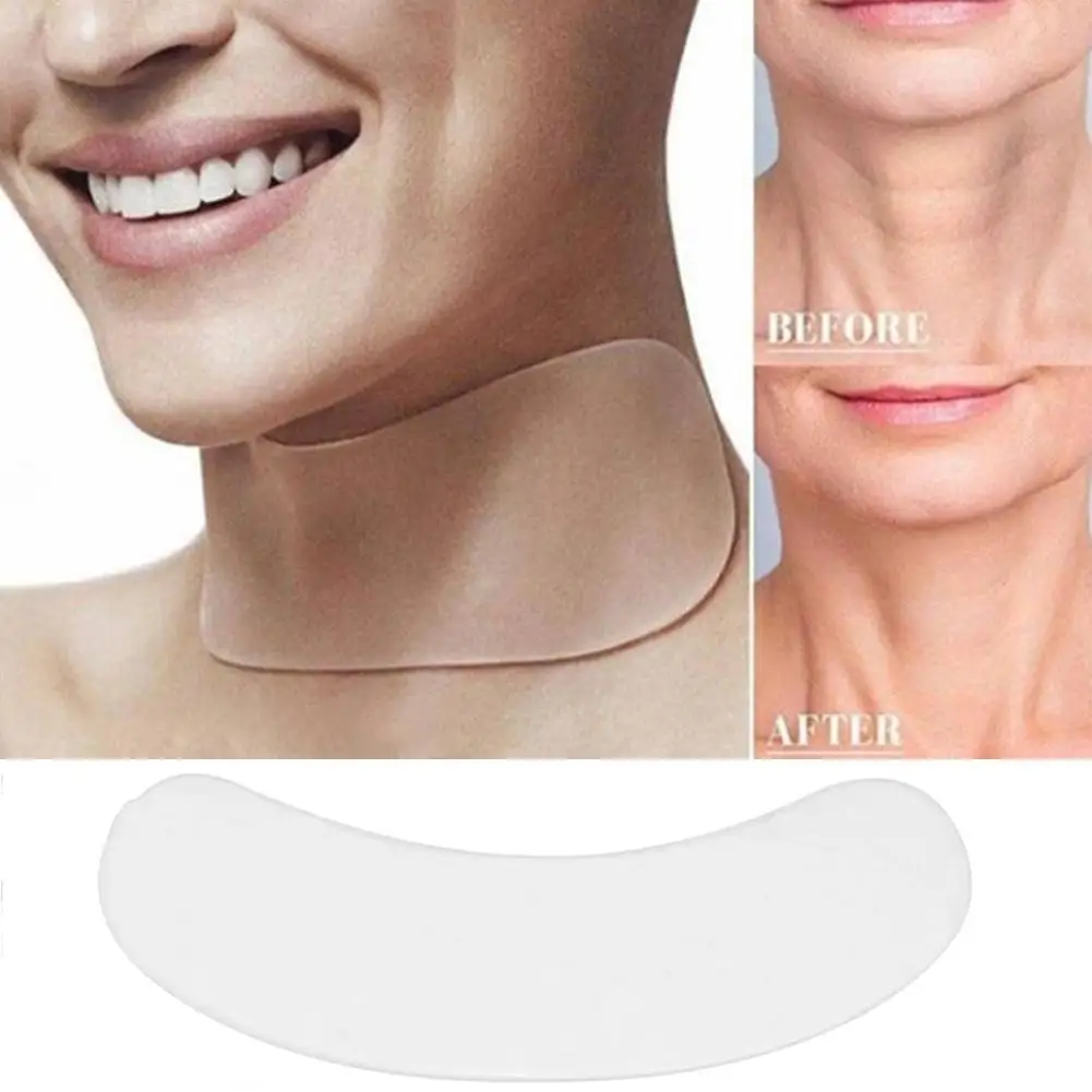 Reusable Anti-aging Silicone Invisible Chest Patch Self Adhesive Anti Wrinkle Facial Skin Lifting Patches Wrinkle Remover Strip