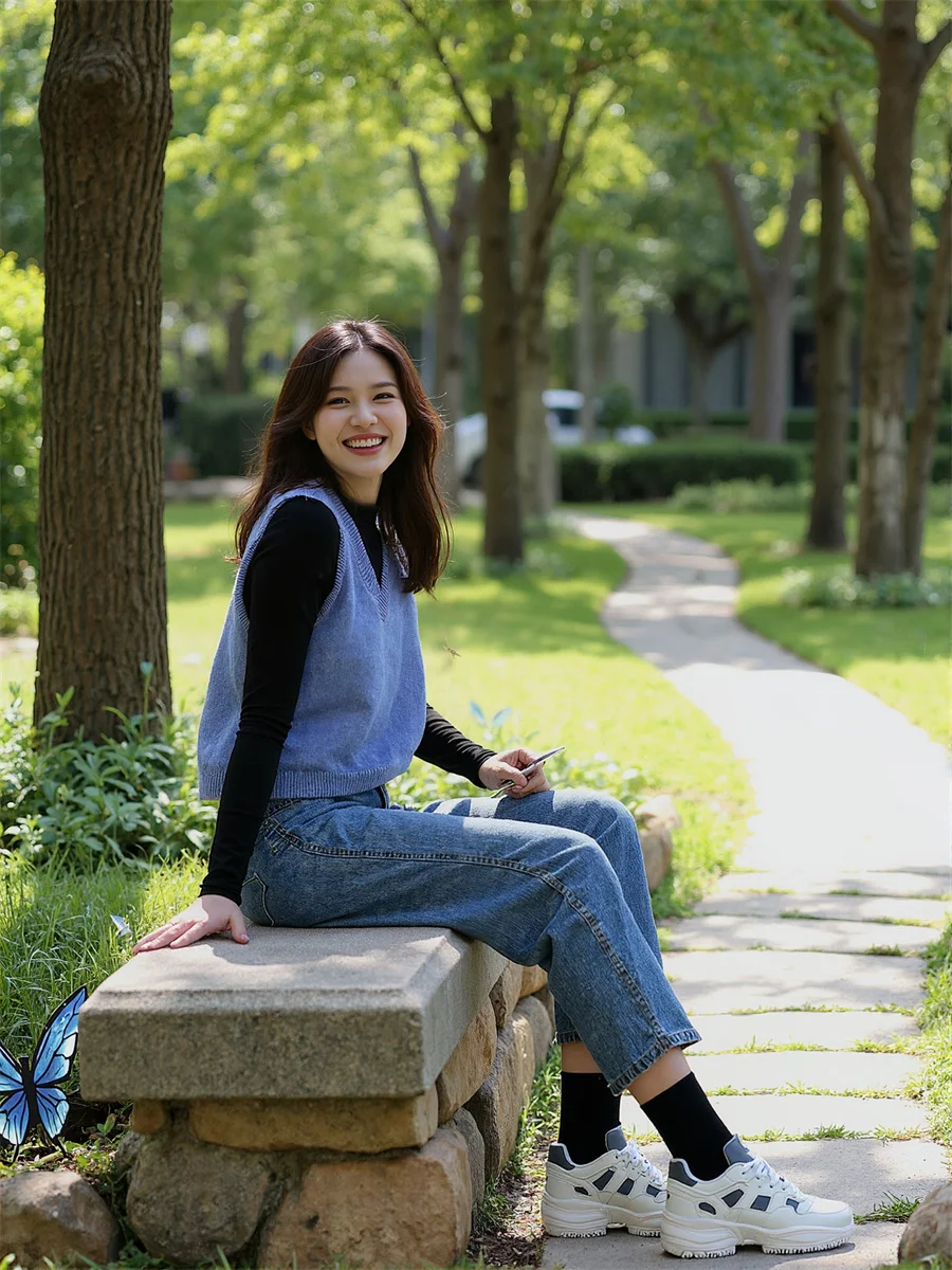 

Women'S Sweater Vests Crochet V-Neck Autumn Loose Fit Ethnic Chinese National Style Embroidery Sleeveless Button Front Casual