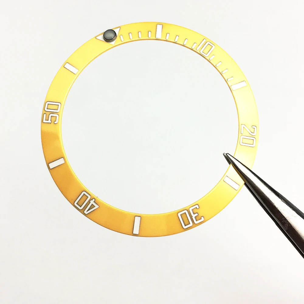 30.5-38mm Ceramic Watch Bezel Watch Accessories Bezel Inserts Watch Replacement Parts for Watchmakers