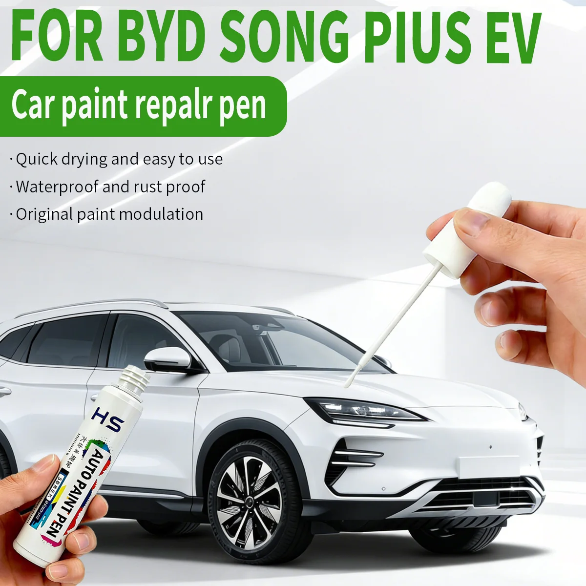 

Ручка-корректор для ремонта лакокрасочного покрытия автомобиля BYD Song PLUS EV 2011-2025, средство для удаления царапин, аксессуары для авто DIY, синий, белый, черный, серый (BBB Grey 082)