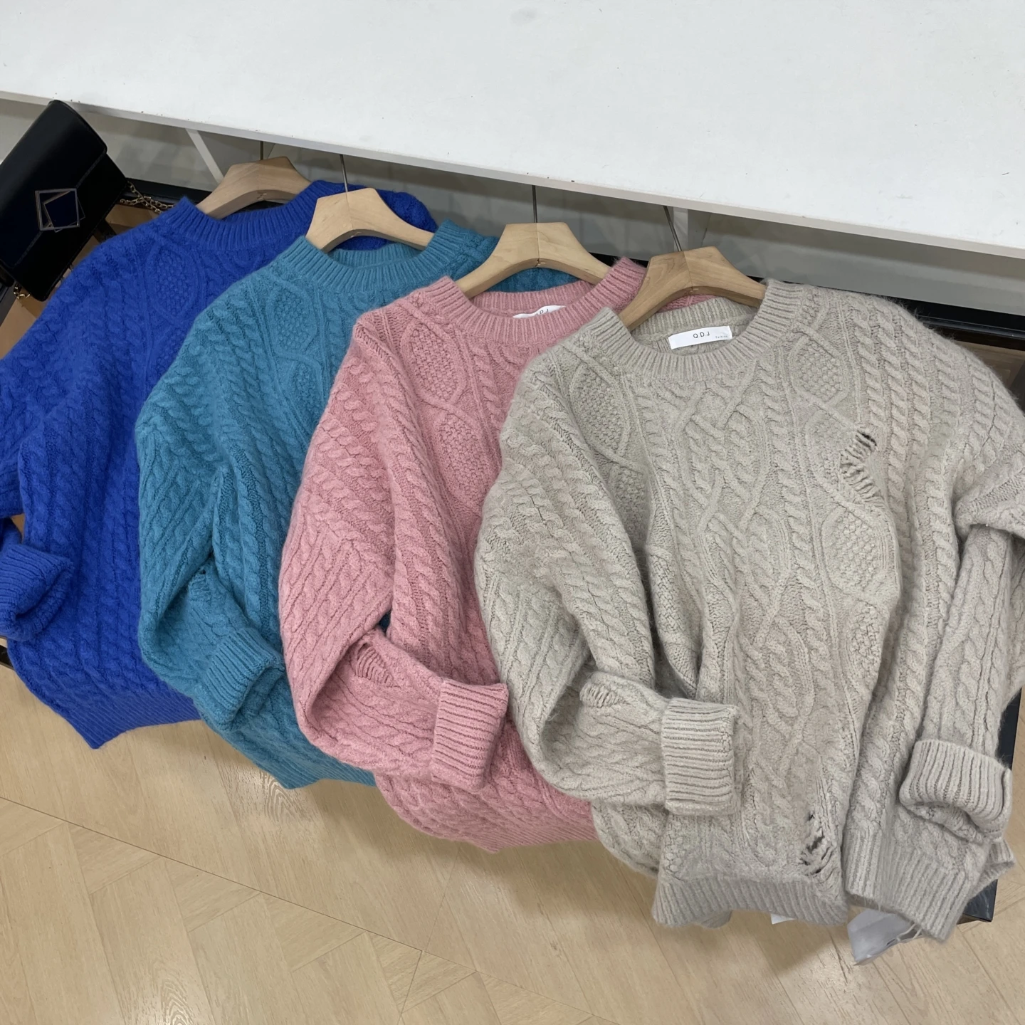 

Warm Pure Color Winter Straight Tube Sweater Ne round Ne Knitwear Faionable New Sle Women's Old Faioned K8