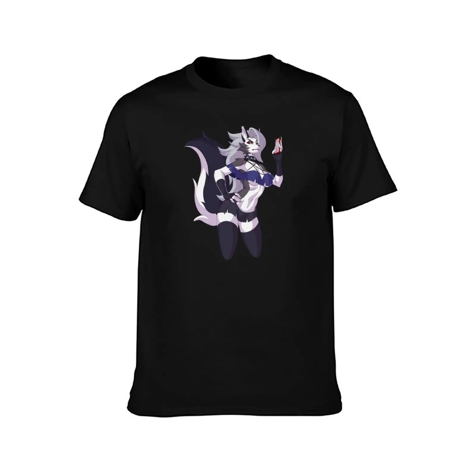 Loona 02 T-Shirt, Summer Casual Cotton Tee, Oversized Streetwear Tops, Vintage Graphic Print, Loose Fit Short Sleeve