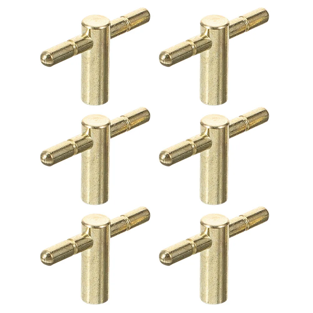 

6Pcs Music Box Winding Keys Replacement Set - Sturdy Iron T-Bar Handle for DIY Musical Box Mechanism tools