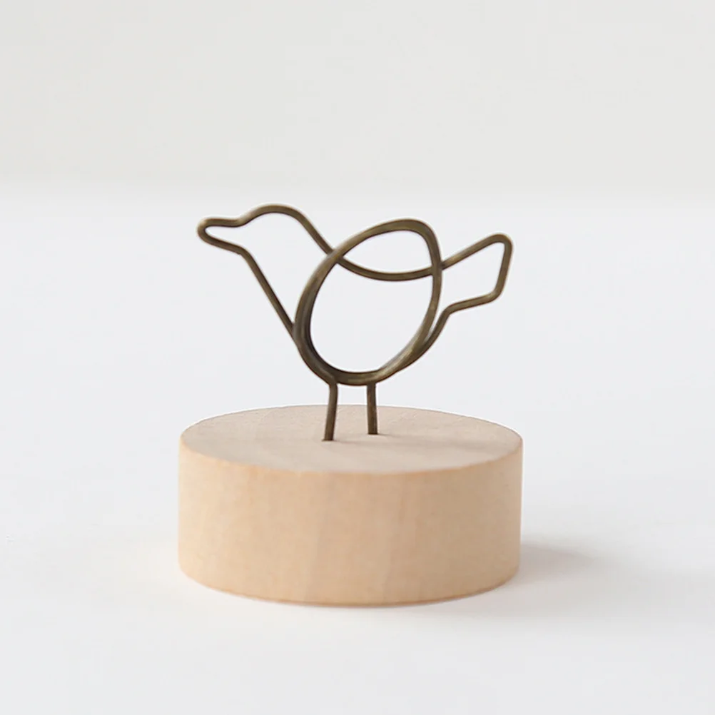 6 stuks fotoclips redelijk ontwerp stabiele basis gemakkelijk te repareren foto's creatieve uitstraling fotohouders bureaugebruik fotoclips