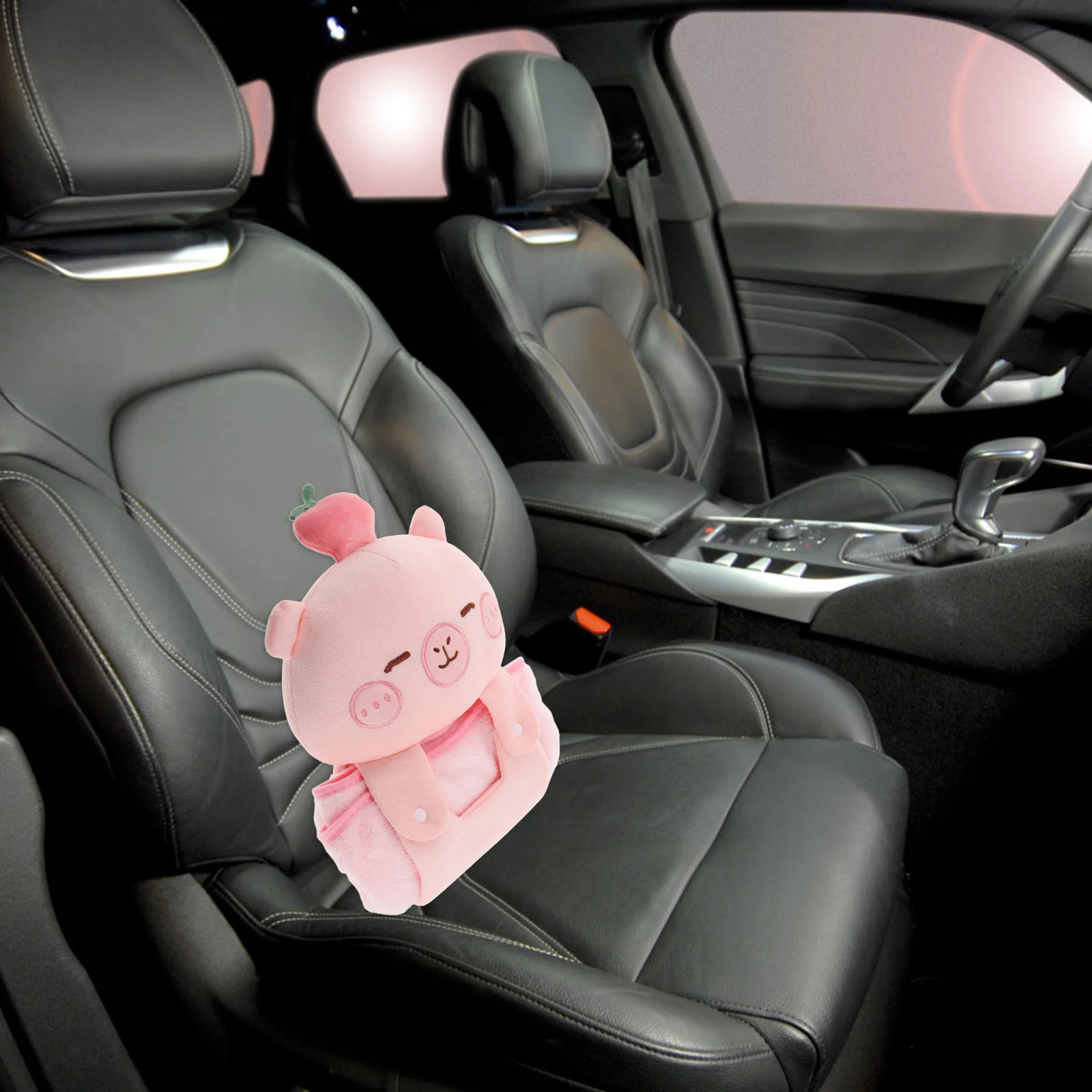 

Car Pillow Blanket 2-in-1 Foldable Soft Throw Pillow Blanket for Travel Office Air Conditioning Warm Cozy Comfort