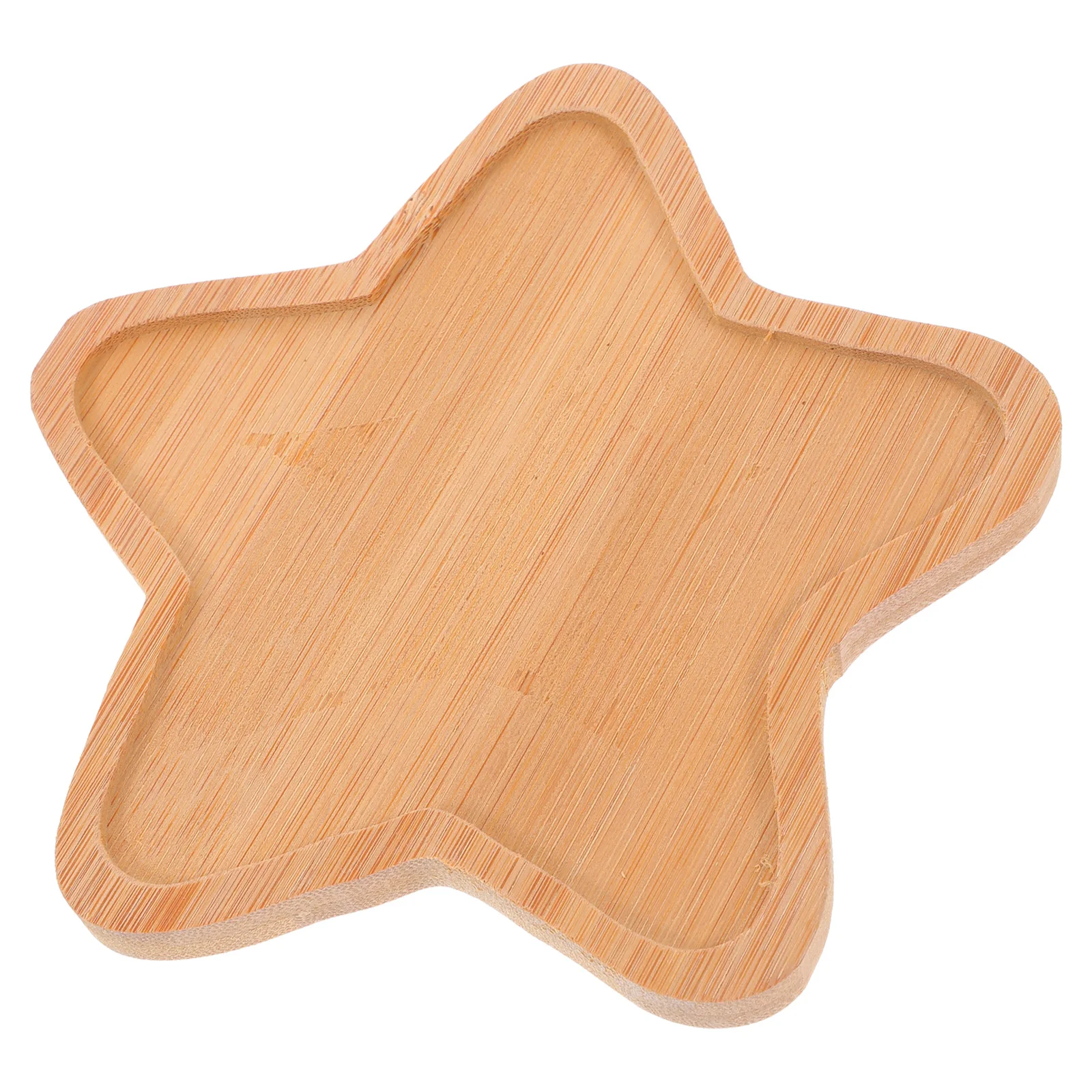 

Unfinished Mosaic Bamboo Tray Base Star Shape Coaster DIY Art Plate Decorative Tray for Home Decor Plant Coaster Projects