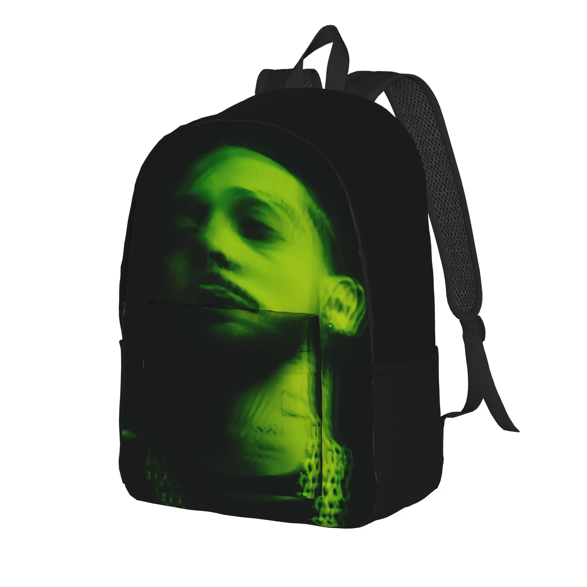 Backpack Boy Girl Rapper Jc Reyes Album Pattern Backpacks Polyester Novelty High School Bags Hiking High Quality Rucksack