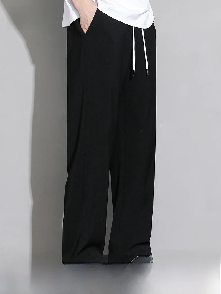 

Модные повседневные брюки прямого кроя для мужчин, весна 2026, зауженные, универсальные, от бренда Snow Flying, из смесового полиэстера