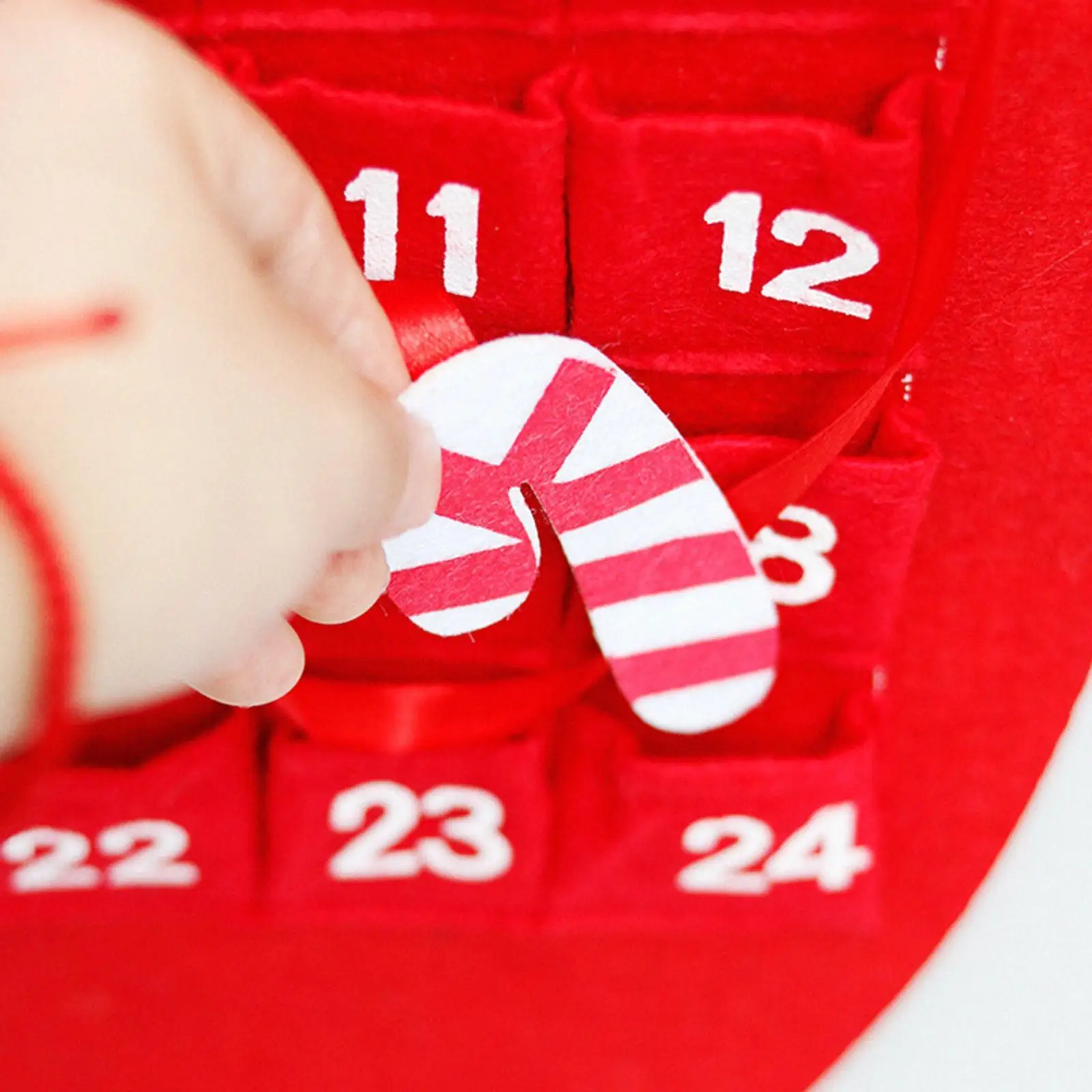 Christmas Advent Calendar Xmas Count to Christmas Christmas Decoration Hanging Decor for New Year Home Party Family Gift