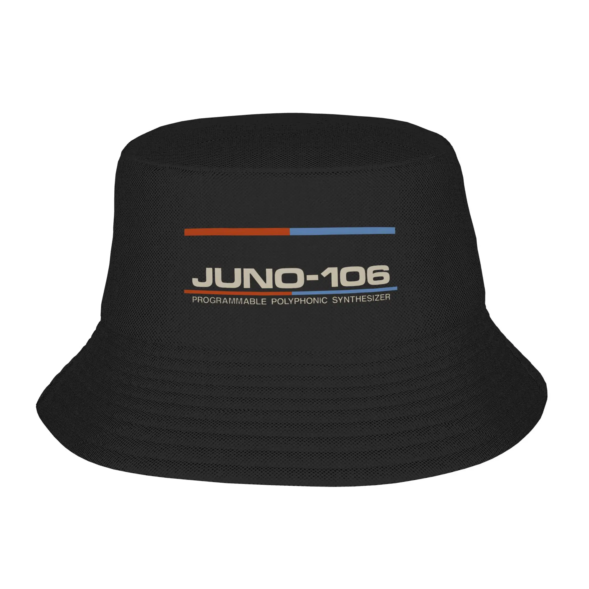 Men Women Cute Retro Synth 106 Roland Jupiter 8 Rainbow Bucket Hats Accessories  Bob Hat For Picnic Headwear Lightweight