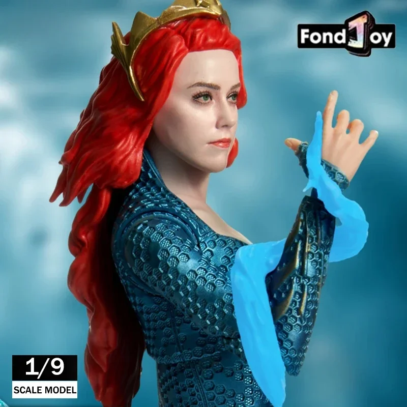 مجسم فوندزوي الأصلي 1/9 أكوامان ميرا تيار مستمر شخصيات دوري العدالة أكوامان والمملكة المفقودة تمثال دمية بولي كلوريد الفينيل المشتركة المنقولة #1