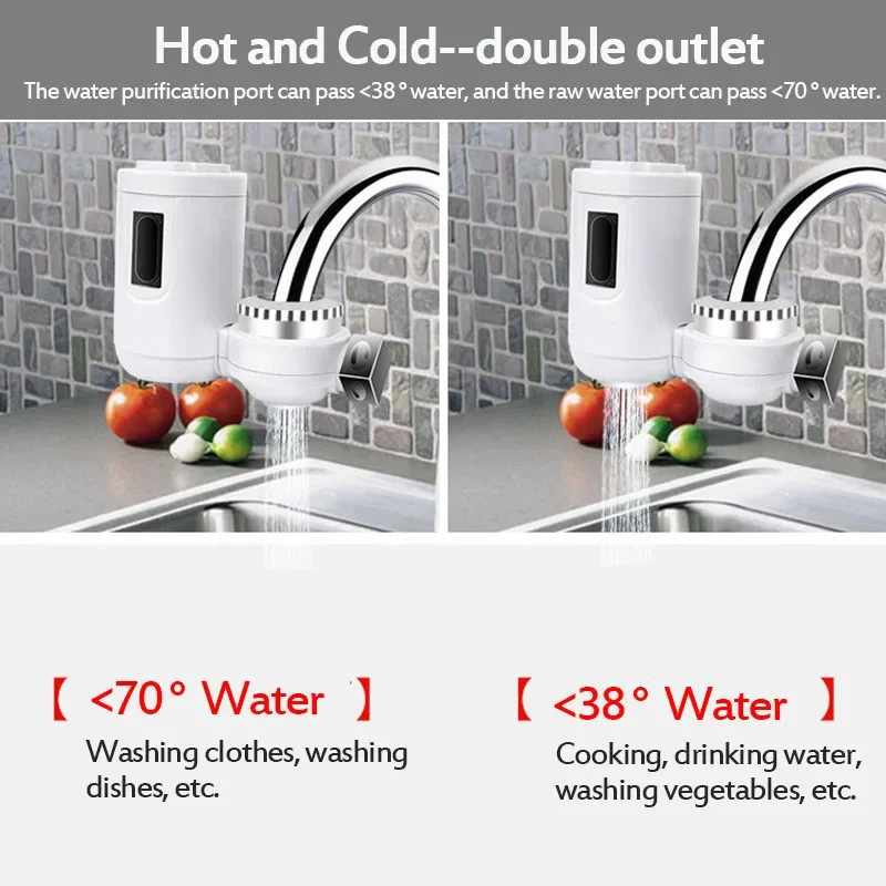 7 Layer Home Kitchen Faucet Water Purifier Water Filter Purification System Remove Rust Sediment Filtering Suspend
