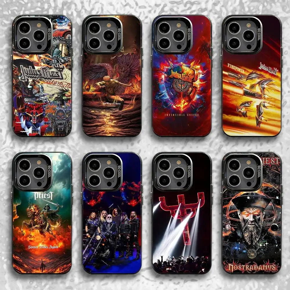 

Rock Band J-Judas P-Priest Phone Case For iPhone 16,15,14,13,12,11,Pro,Max,Plus,Mini,SE Black Candy Matte Shockproof Cover