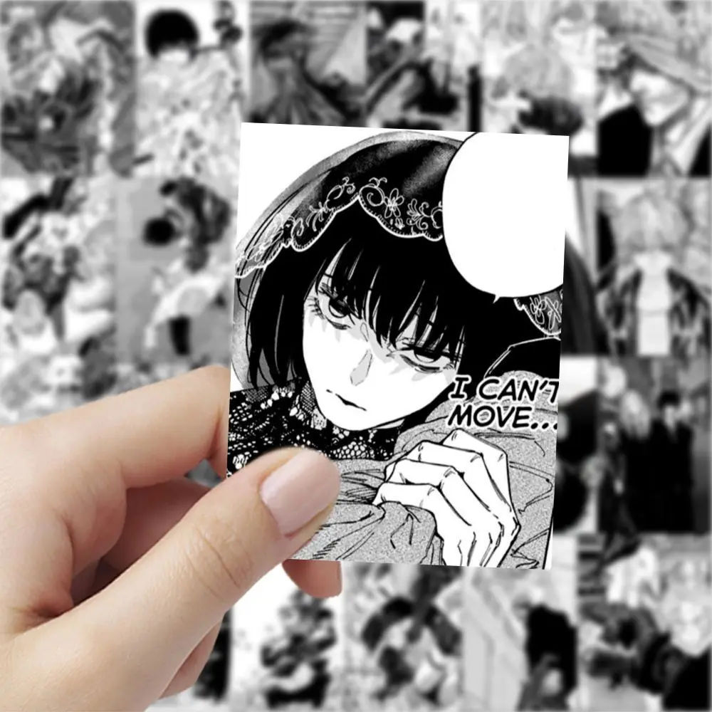 Nagumo Osaragi Anime Sticker Sakamoto Days Black White Manga Series Stickers School Supplies Student Stationery Phone Case Decor