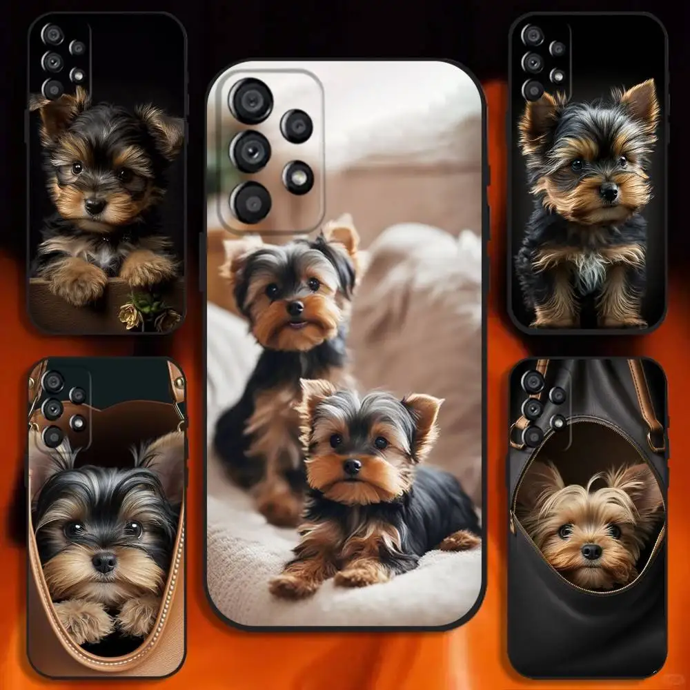 

Yorkshire Terrier Dog Phone Case For Samsung Galaxy A20,A21s,A22,A31,A32,A52,A53,A72,73,A80 Soft Black Cover