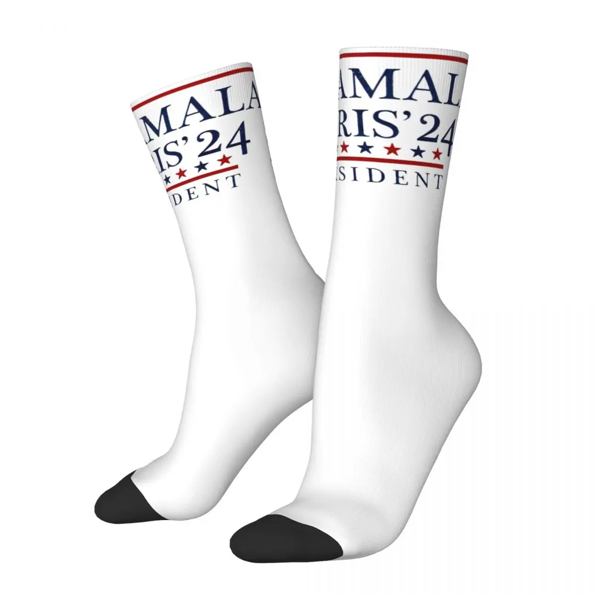 

Crazy Men's Socks Kamala Harris 2024 Election Joe Biden Merchandise Super Soft Graphic Socks All Season