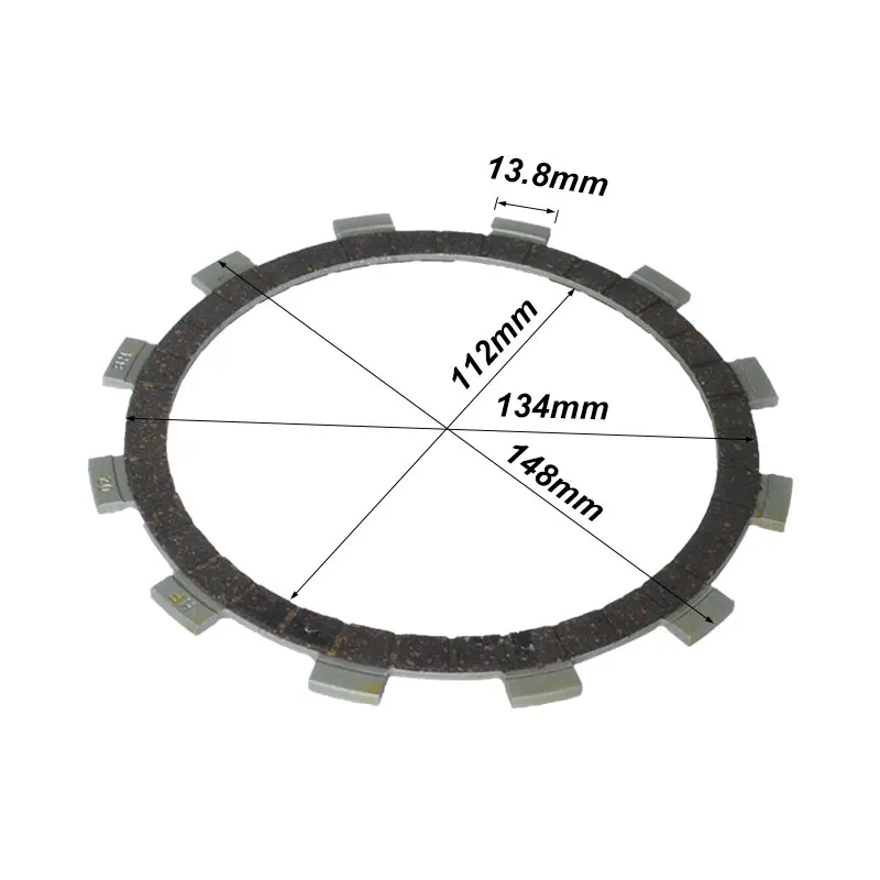 (5pcs/set)High Quality Clutch Friction Plates Set For Yamaha XV250 VIRAGO XV 250 250cc Spare Parts