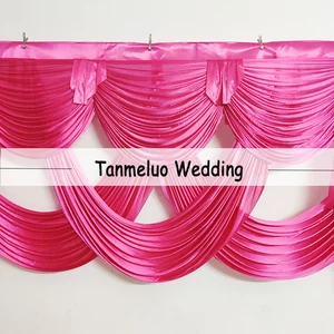 Perde bağlamında Uzun Düğün Partisi, Buz İpek Yağma, Ziyafet, Etkinlik, Kilise, Sahne, perdeler, Panel Perdeler Dekor, 6m, 20ft Olay yerine yapılan 12 çekirdekli satışlar-no. 10