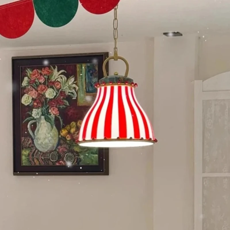 American Circus Glass Pendant Light Chandelier Modern Living Dining Room Bedroom Kitchen Island Christmas Decor Hanging Lamp