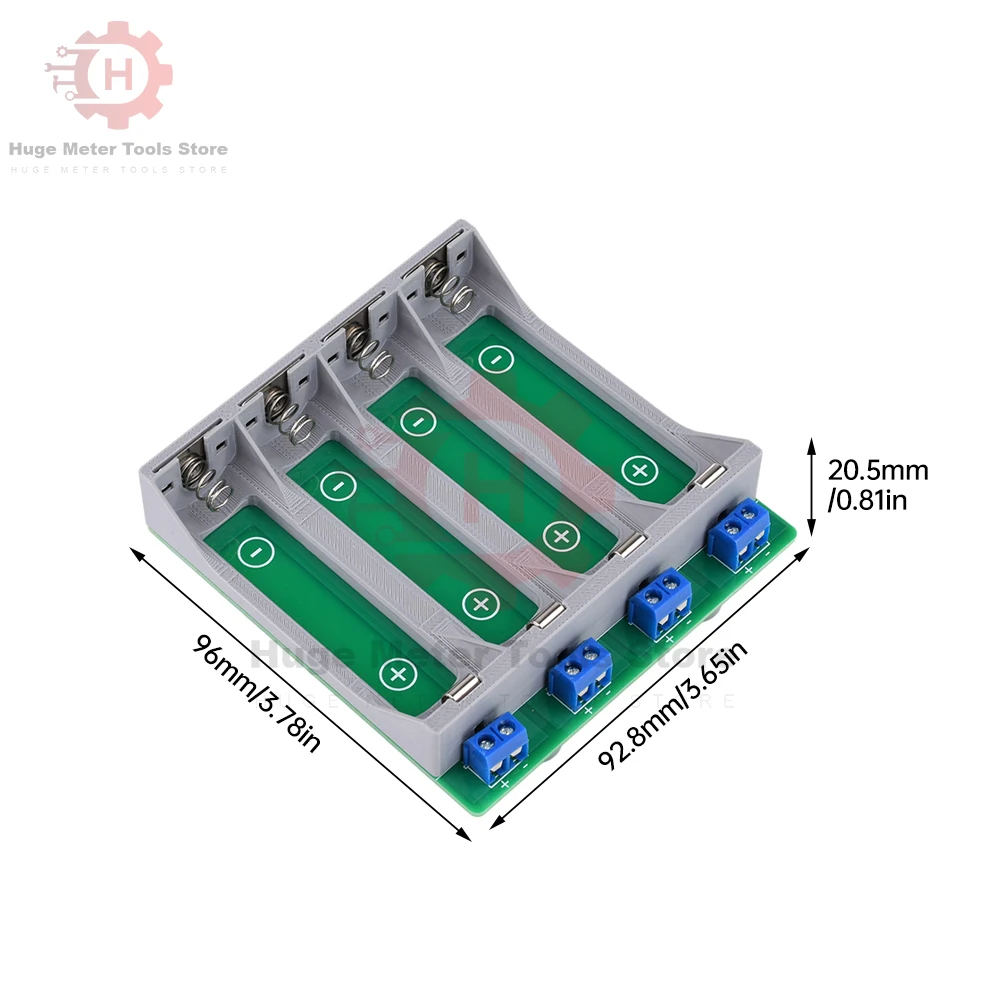 18650 Lithium Battery Capacity Tester Module 4*21700 Power Detector Tester Module Type-C Battery Test Stand for 4/8 Channels