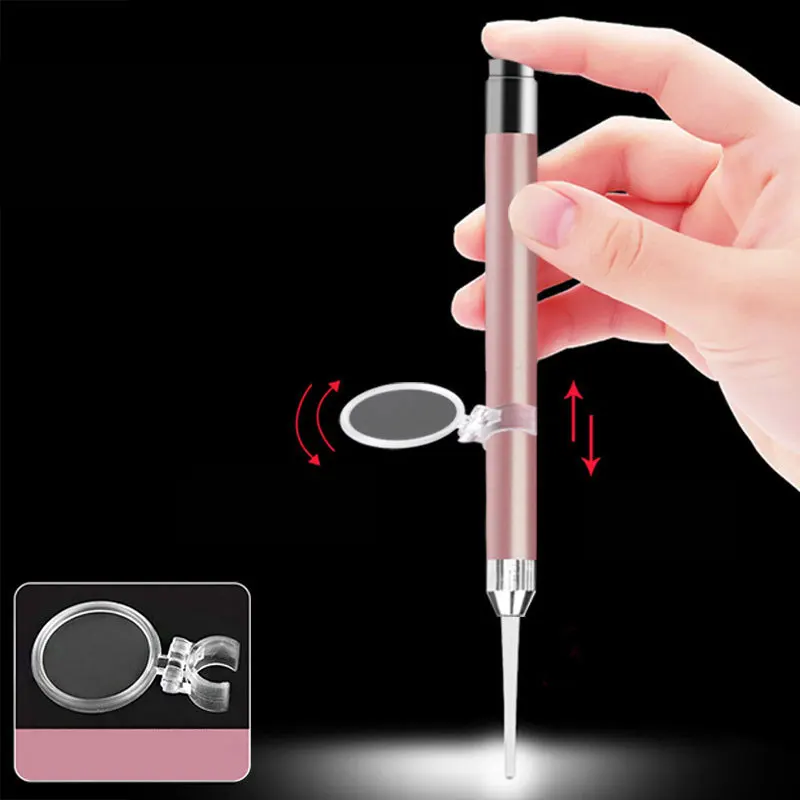 LED FlashLight Earpick Baby Ear Cleaner Endoscope Penlight Spoon Cleaning Ear Curette Light Spoon Ear Wax Removal