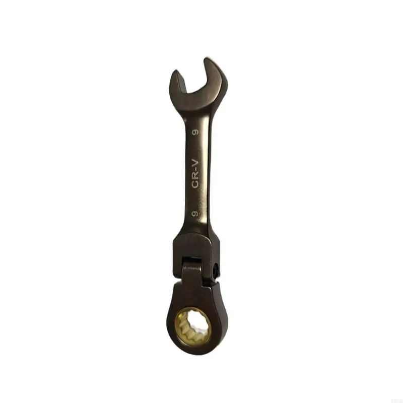 Chave catraca flexível 8-19mm Spanner engrenagens Anel Racha catraca Combinação flexível Chave liberação rápida para