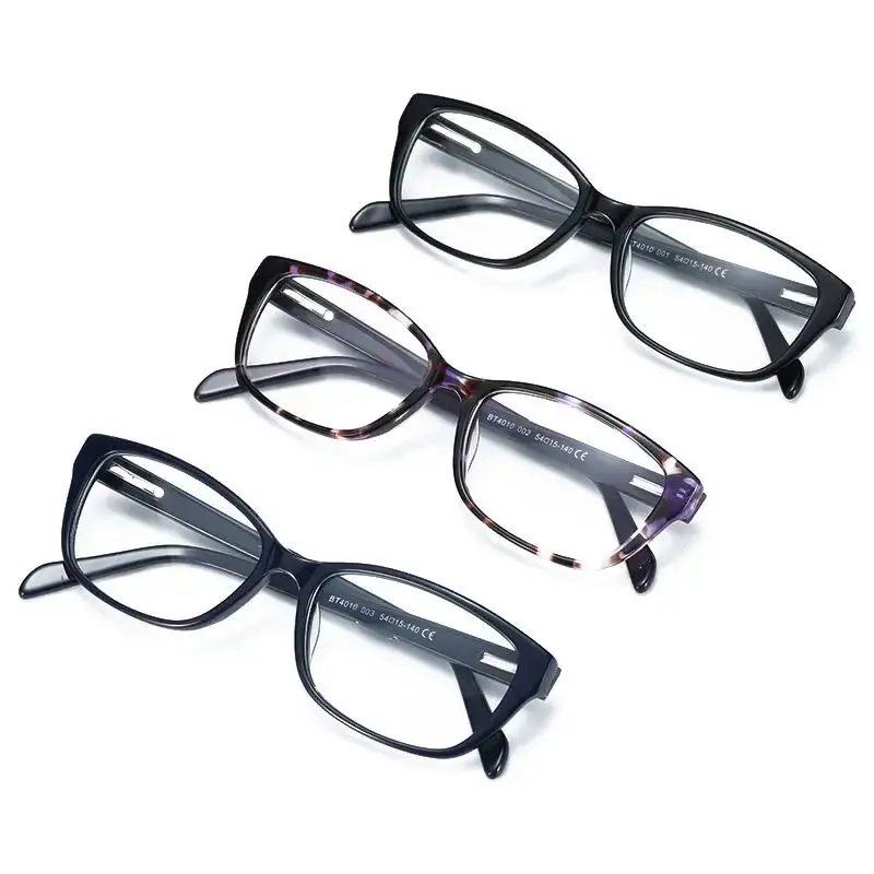 Прямоугольные ацетатные очки BLUEMOKY по рецепту, женские квадратные прогрессивные оптические очки с изменением цвета, анти-синий свет, близорукость