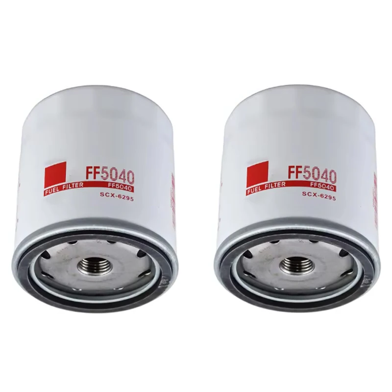 2 filtros de combustible FF5040, compatibles con Volvo 7900 8900 9500 9700 9900, compatibles con Ford 370 429, sustituye a 2905303 8299133