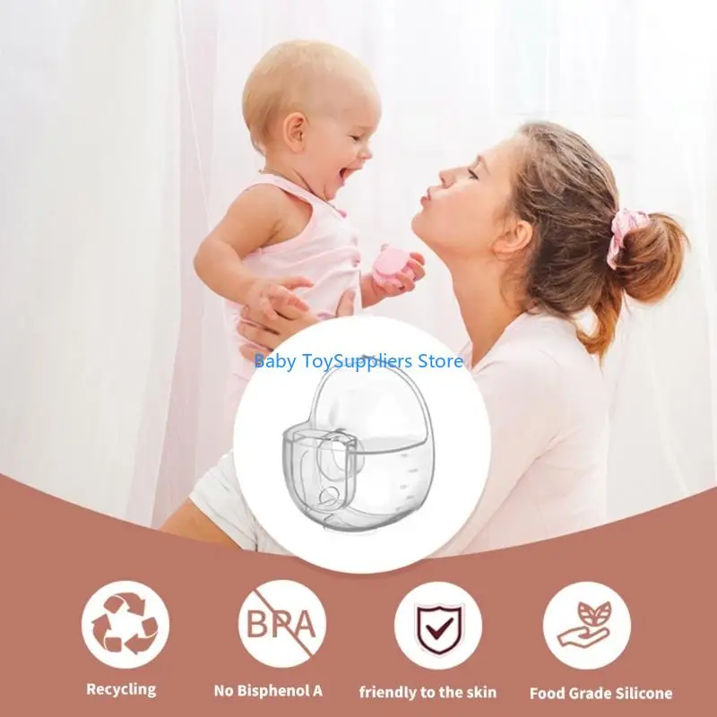 جزء ملحقات مضخة الثدي الكهربائية القابلة للارتداء R1WF للتمريض الفعال S39/S32 #5