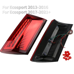 1 Pair LED Car Rear Trunk Pillar Tail Lights For Ford Ecosport 2013-2016 2017-2021 2022 + Driving Brake Reverse Lamp
