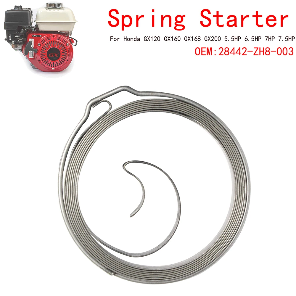 

Spring Recoil Pull Start Starter Primavera Para Honda GX120 GX160 GX168 GX200 5.5HP 6.5HP 7HP 7.5HP Engine Motor Gasoline Genera