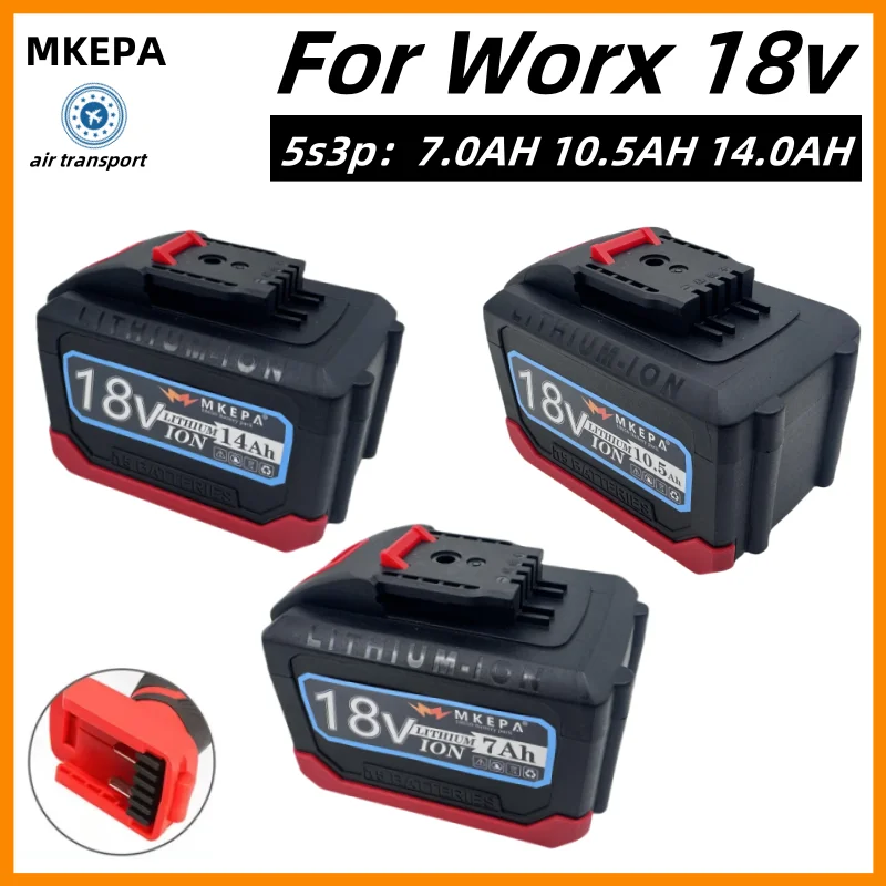 

21V Battery 14.0Ah For Worx Electric drill tool rechargeable lithium battery electric screw driver electric drill Li-ion battery