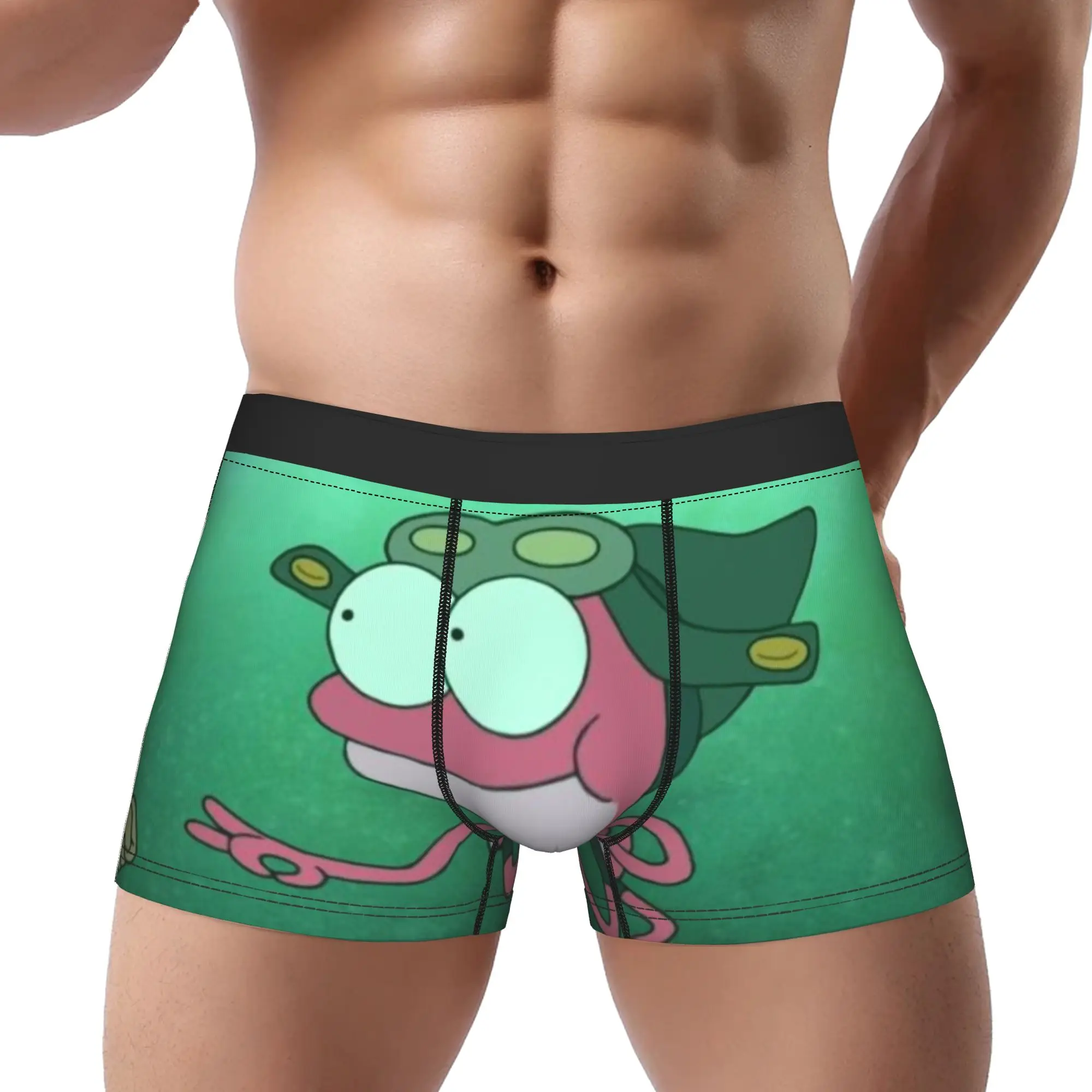 

Sprig Plantar Amphibia Underpants Breathbale Panties Male Underwear Print Shorts Boxer Briefs