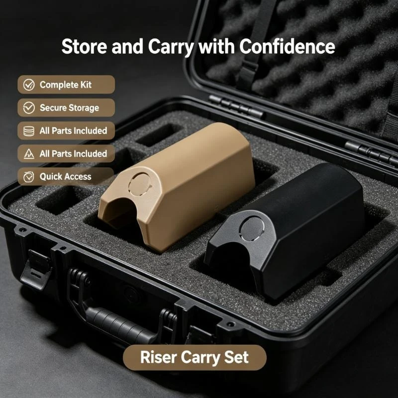 Ctr Style Cheek Rest Component Shock Absorbing Nylon Buttpad Riser Quick Detach Gear For Collectible Model Layout