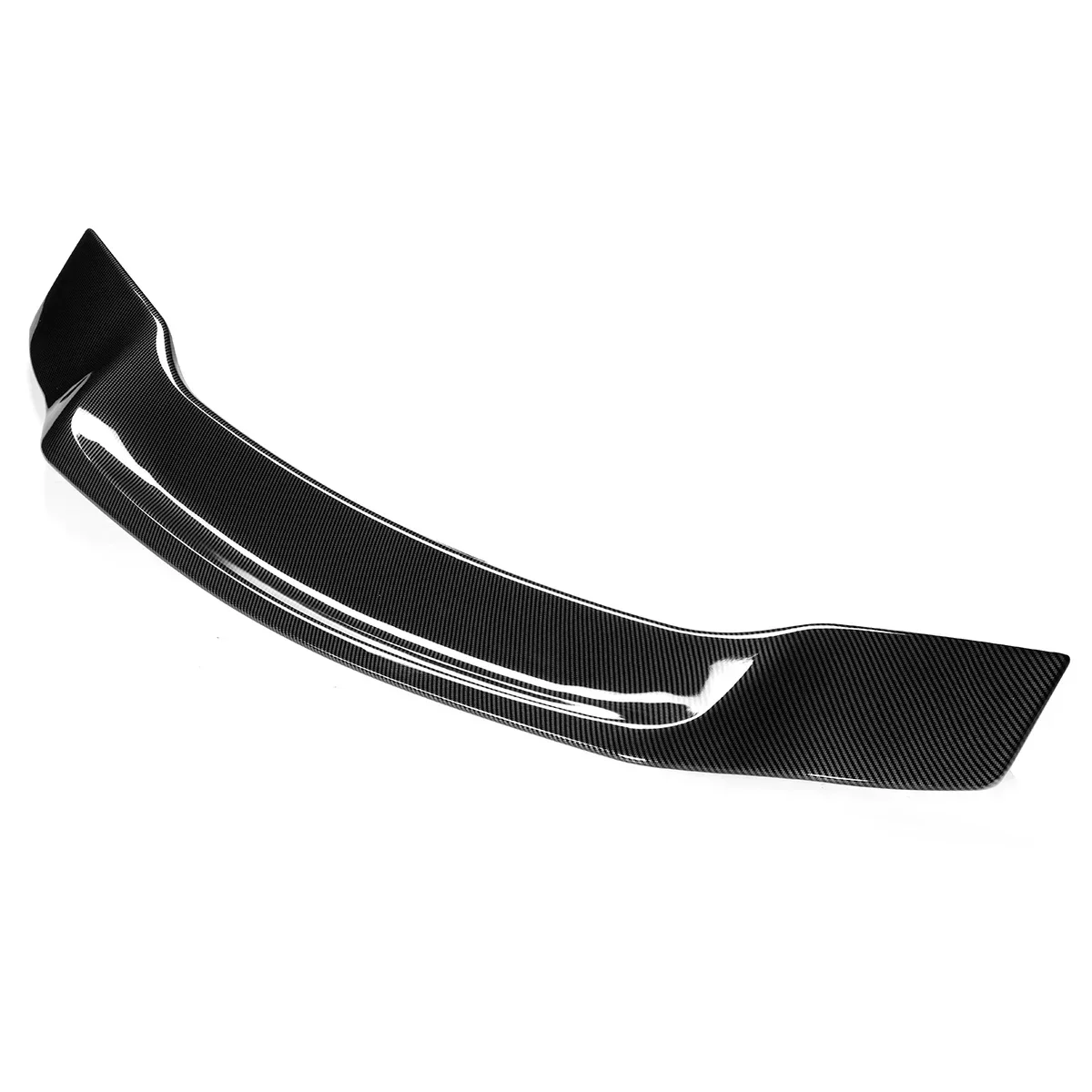 Black/Carbon Fiber Look Car Rear Trunk Lip Boot Wing Extension For Honda for Civic 8th 9th 2006-2015 Rear Lip Spoiler Body Kit view 3