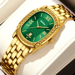 YaLaLuSi Brand Women's Quartz Watch Gold Luxury Classic Style 2024 Hot Box Remover Ion Plating