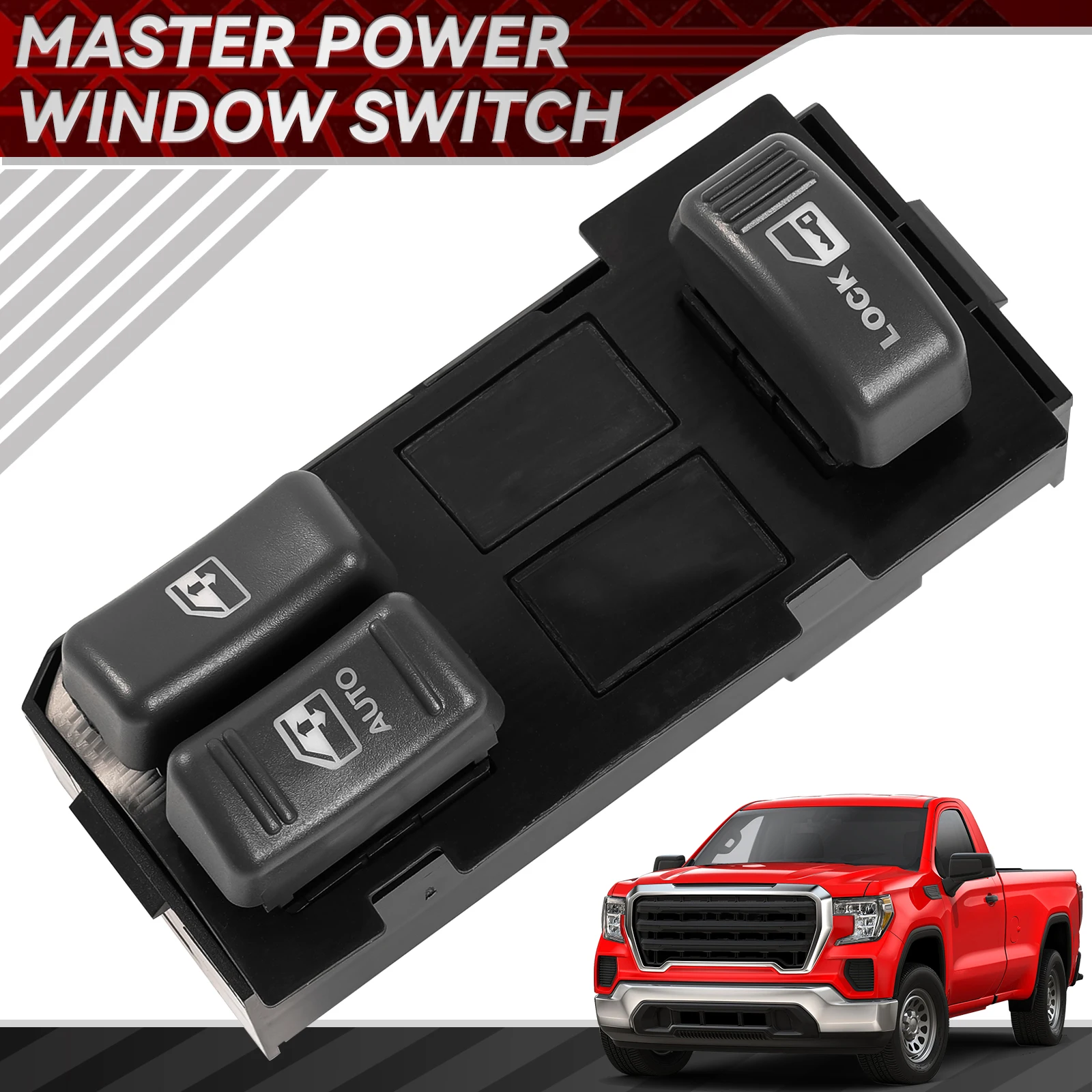 Door Power Window & Door Lock Switch Driver Side For Chevy Blazer C1500 C2500 C3500 K1500 15151356 1995 1997 1999 2001 2003 2005